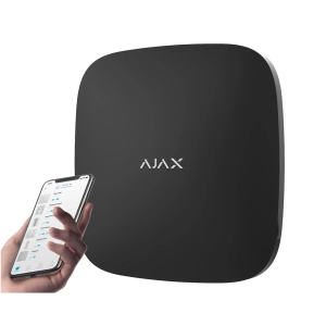 Centrala alarmowa Ajax HUB 2 GSM Czarna z fotograficzną weryfikacja alarmu